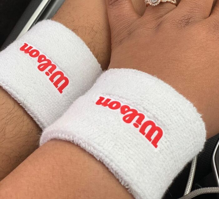 These Wilson Sweatbands Will Keep Your Eyes On The Prize And Sweat Out Of Your Eyes As You Dominate The Court