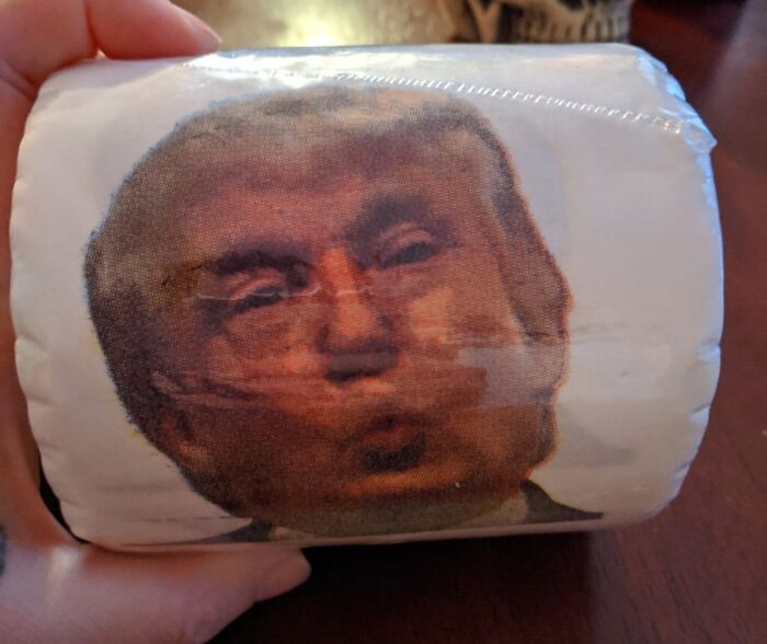 It's The Pout On This Trump Toilet Paper That Is Sending Us