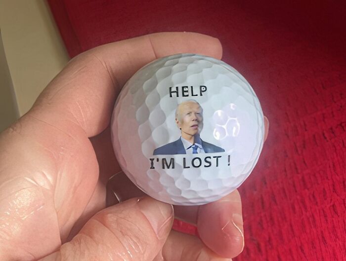 We Bet Donald Trump Is Right On Par If He Playes With These Joe Biden Golf Balls