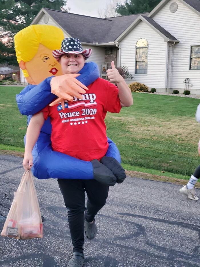 Who Needs An Inflatable Dinosaur When You Can Have An Inflatable Trump Costume 