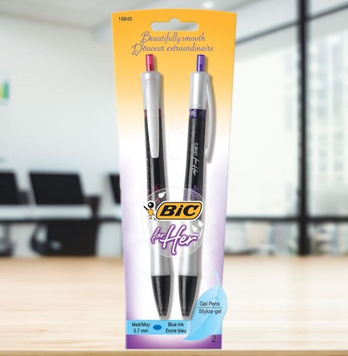 Don't Expect These "For Her" Retractable Gel Pens To Do Much Other Than Just Be A Writing Implement 