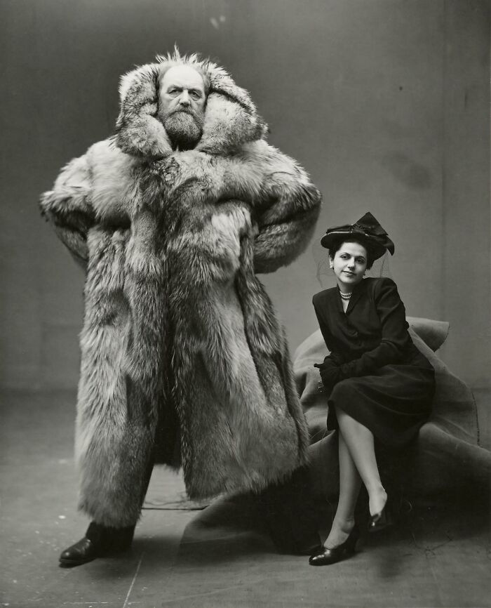 Peter Freuchen, The 6’7” Danish Nazi Killer. Freuchen Wears A Vast Coat Made From The Fur Of A Polar Bear That Had Crossed His Path