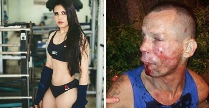 This Mugger In Brazil Was Lucky Polyana Viana Was Just An Mma Fighter And Not An Undercover Cop Like Everyone Else