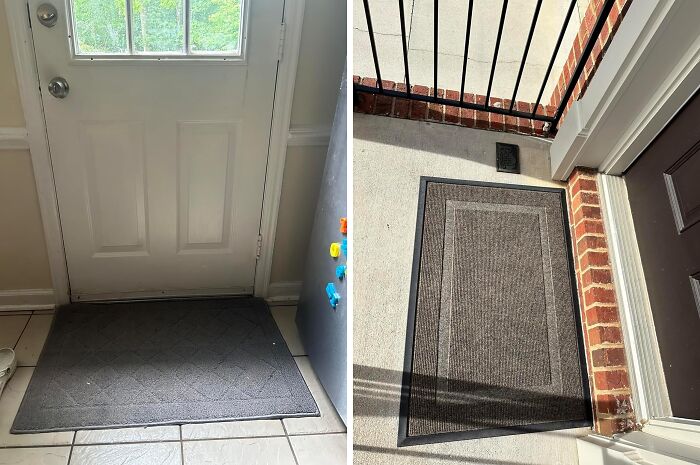 Don't Welcome Your Guests With A Crusty Old Doormat. This Waterproof Doormat  Looks Much Neater And Has A Much Better Lifespan