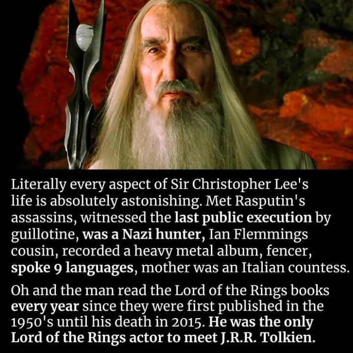 Sir Christopher Lee