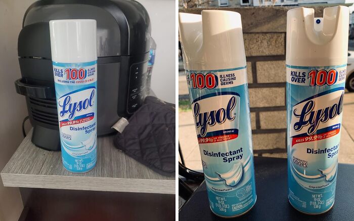 Don't Get Caught Off Guard. Always Make Sure You Have Some Lysol Disinfectant Spray  On Hand