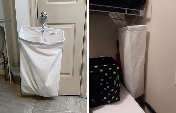  Hanging Laundry Hamper Bag: Your Laundry Room (Or Closet, Or Bathroom) Will Thank You For This Space-Saving Solution – Say Goodbye To Cluttered Floors And Hello To Organized Chaos