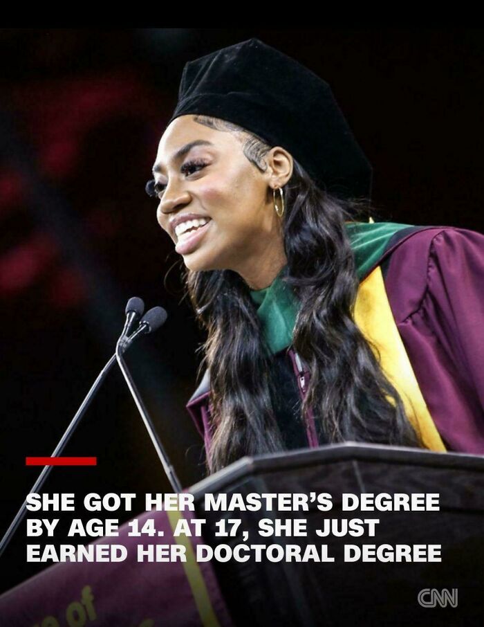 17 Year Old Earns A Doctorate Degree