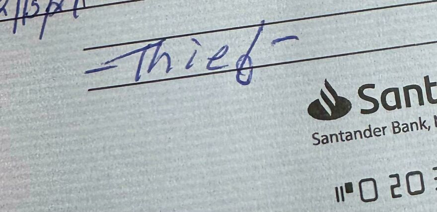 Boss Wrote “Thief” On My Check