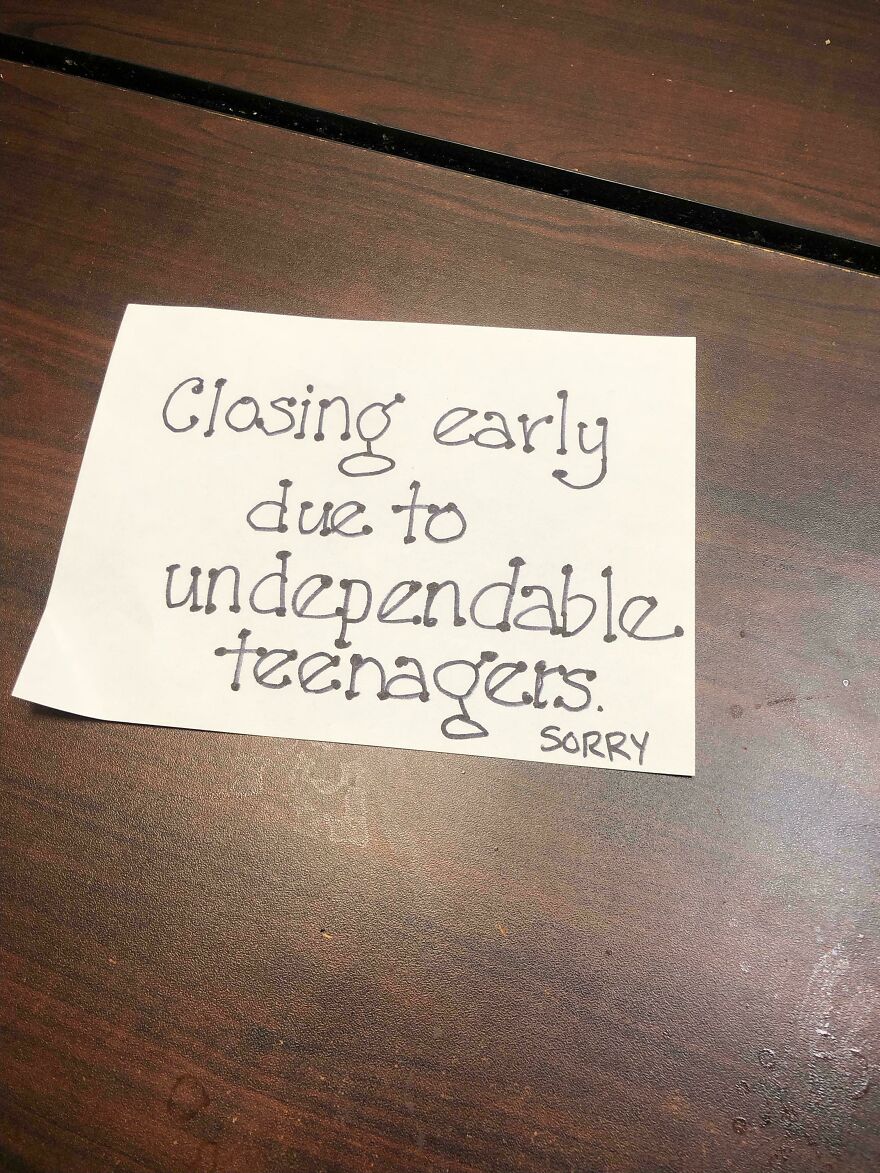 My Wife Found This In The Break Room Today