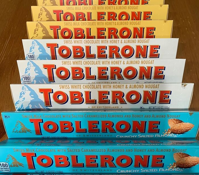 Stop Snapping Your Toblerone Like A Savage! Gently Push The Triangles Inward To Break Them Off And Preserve Their Iconic Mountain Peaks