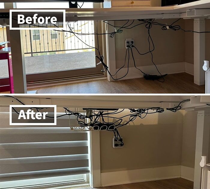  Under-Desk Cable Management Is Great For The Home Office