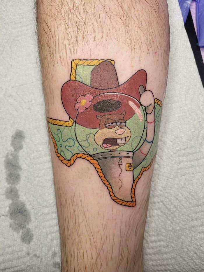 Not A Real Texan Until You Get A Texas Tattoo. Done By My Sister