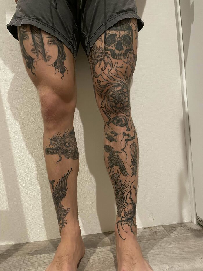 Seeking Honest Opinion On My Patchwork Leg Sleeve