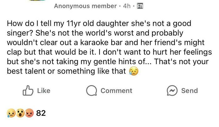 Yes, Destroy Your Daughter’s Confidence. Jfc