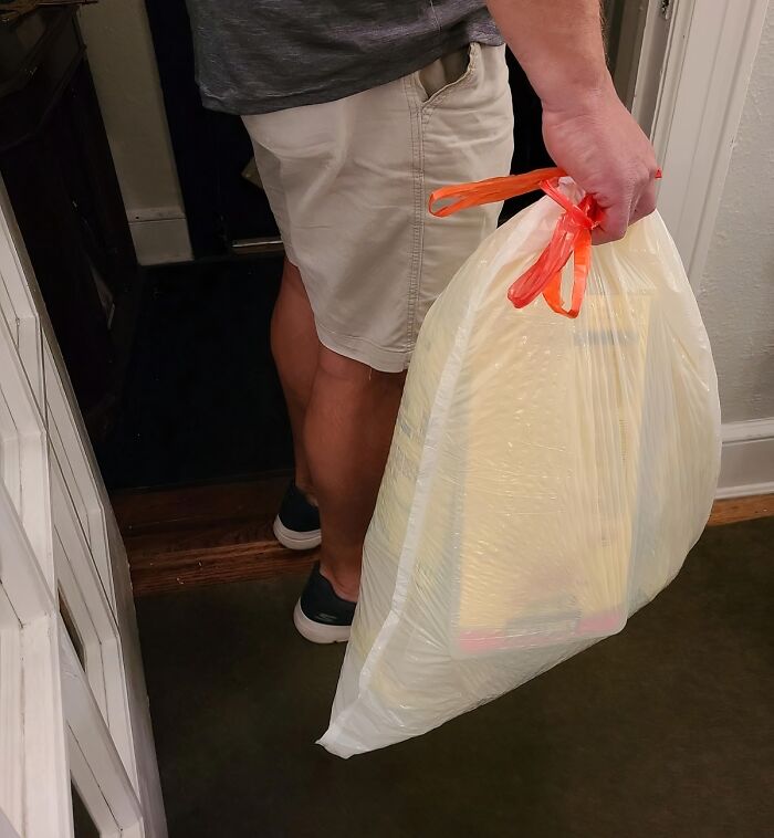 "Need to empty the trash? Grab a new trash bag FIRST. Then you're more likely to actually put the new liner in, and if you dont it's at least on the trash can for the next person" - Scarfington 