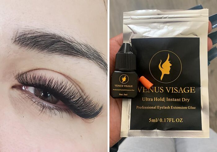 Bronze: Forget Stick-On Falsies, Venus Visage Eyelash Glue For Professional Lash Extensions Will Make Your Lashes Last Longer Than Some Hollywood Marriages