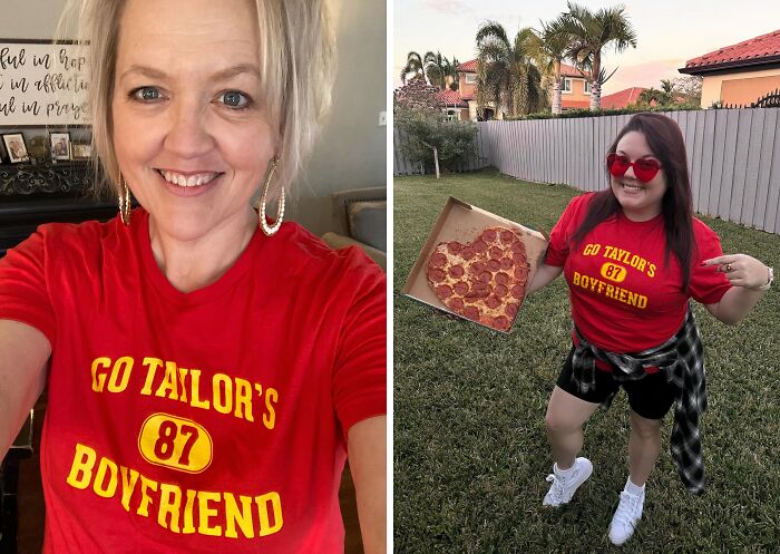 Wear This "Go Taylor's Boyfriend" T-Shirt To Show Your Love For Travis Kelce. Because He Realy Is The Only Reason You Watch The Game