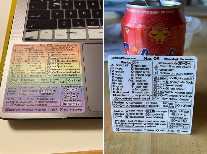 Bronze: Command Your Mac Like A Real Apple Genius With These Synerlogic Mac Os Shortcuts Stickers
