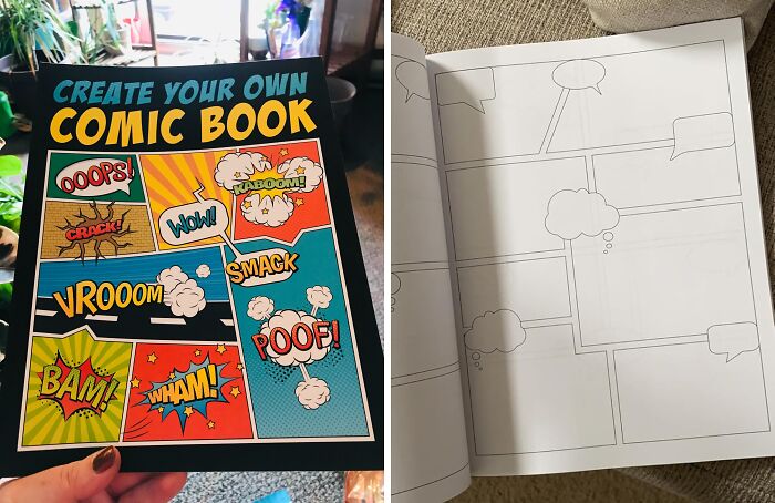 This "Create Your Own Comic Book" Kit Is The Ultimate Creative Outlet For Artists And Writers Of All Ages – Let Your Imagination Run Wild And See Where It Takes You