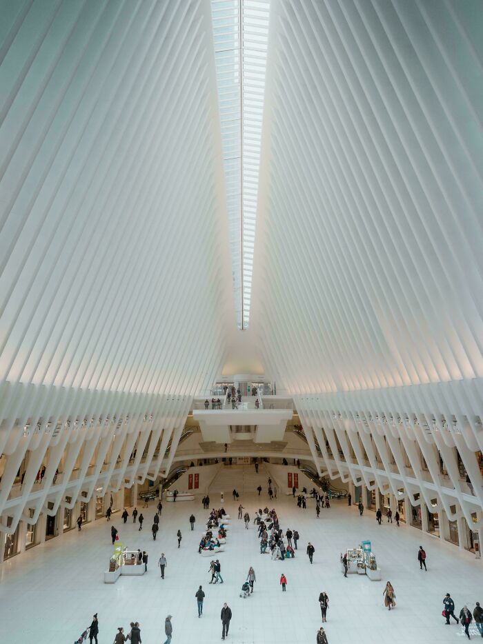 Oculus Station In Manhattan. Amazing Work By Santiago Calatrava