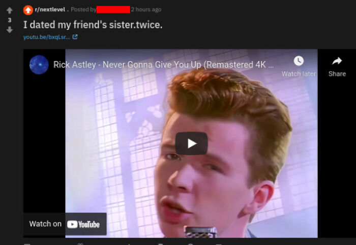 There Was An Attempt To Rick Roll Everyone