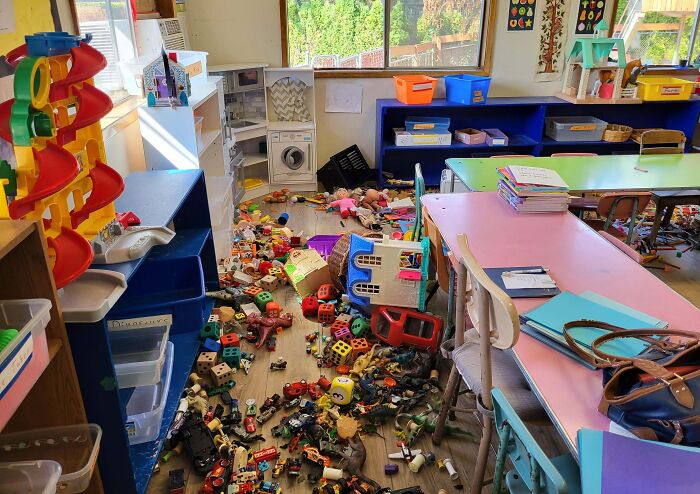 My Classroom After A Preschool Tantrum. 3.5-Year-Olds. The Parents Insist The Child's Behavior Is Not The Problem