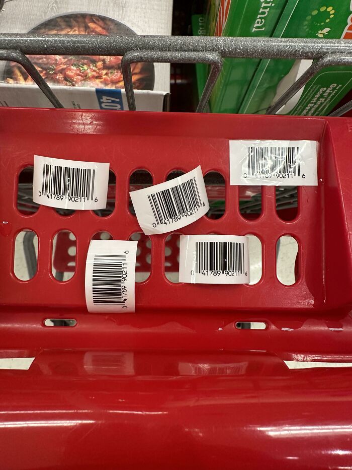 Someone Tried To Use These Fake UPC Tags To Buy $600 Worth Of Items. When You Scan Them, They Are 47¢ Ramen Packs. I Don’t Understand Some People :/