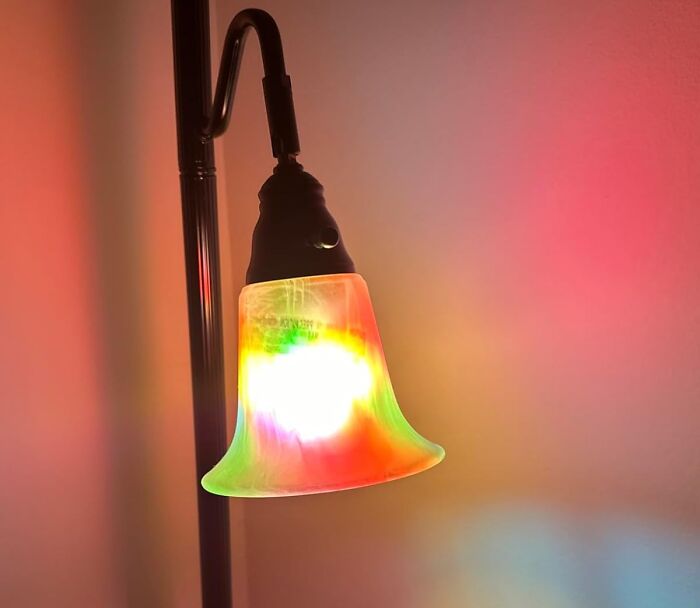 This Edison Stained Glass LED Light Bulb Is The Perfect Way To Add A Touch Of Vintage Charm And A Kaleidoscope Of Colors To Any Room