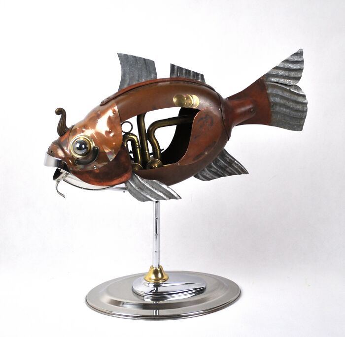 I Created These Unique Sculptures From Scrap Metal And Found Objects (26 Pics)