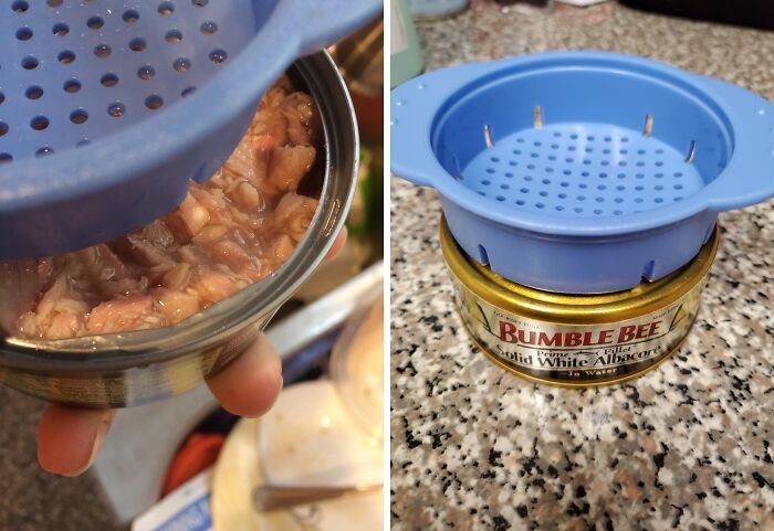 This Can Strainer Is The Kitchen Hero That'll Save Your Sink From A Soggy Mess (And Your Fingers From Fishy Smells)