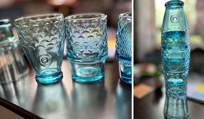 Stack 'Em High, Watch 'Em Swim! These Stackable Drinking Glasses Are A Fun And Functional Addition To Any Kitchen