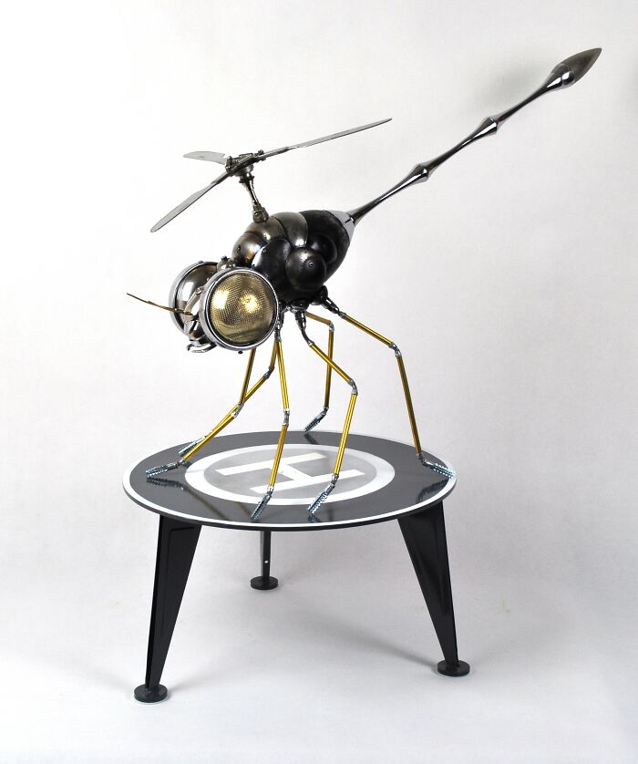 I Created These Unique Sculptures From Scrap Metal And Found Objects (26 Pics)