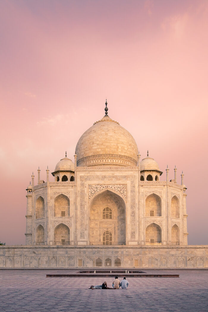 "Taj Mahal At Sunrise" By Jacques Szymanski