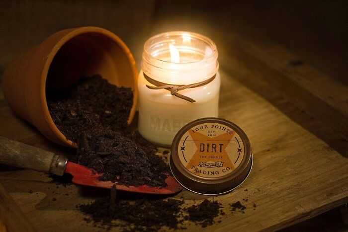 This Dirt Scented Candle Is A Delightful Paradox, Capturing The Earthy Aroma Of Freshly Turned Soil And Transforming It Into A Comforting And Grounding Fragrance For Your Home