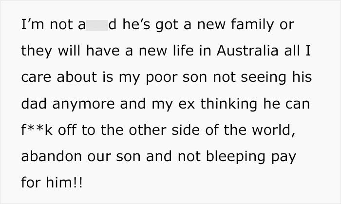 Man Chooses To Abandon 8-Year-Old Son For A Move To Australia, Sees No Issue With His Decision