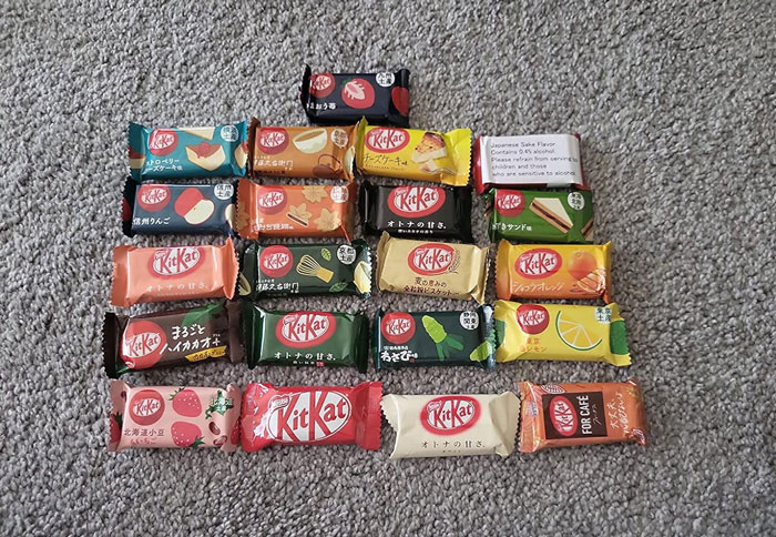 A Japanese Kit Kat Tonosama Selection Is A Flavor Adventure Waiting To Happen - With 16 Unique And Exciting Tastes, You'll Feel Like You've Won The Snack Lottery!