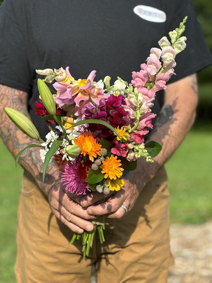 Fresh Flowers From The Farm