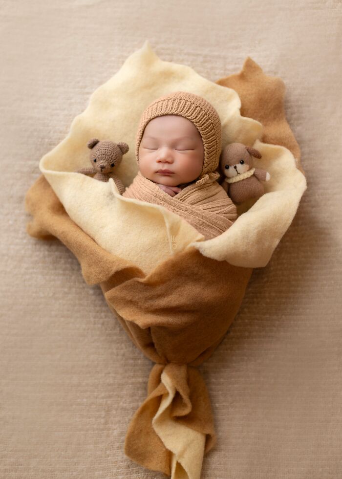 I Photograph Newborns With Neutral Colours (5 Pics)