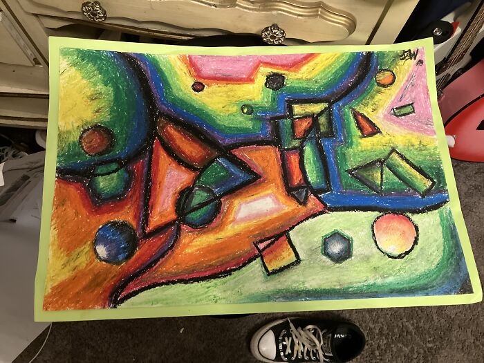 This Was Made With Oil Pastels And I Think That’s My Favorite One