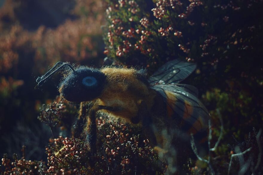 I Make Honey Bees From Wool (8 Pics)