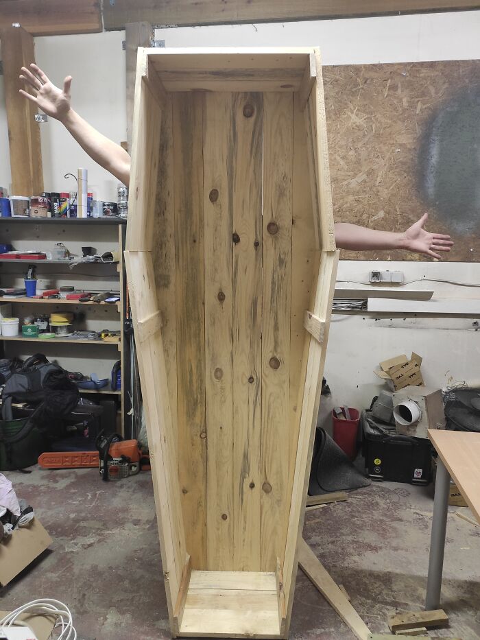 I've Made Myself A Coffin To Cope With My Depression