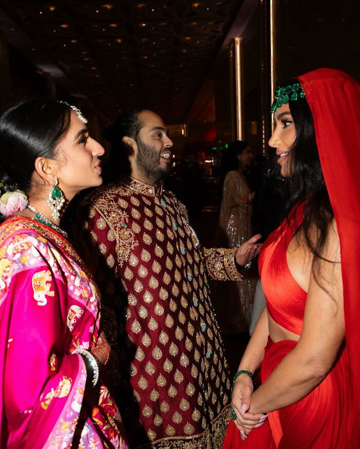 "Not Supposed To Wear Red": Kim Kardashian Sparks Controversy At Indian Billionaire’s Wedding