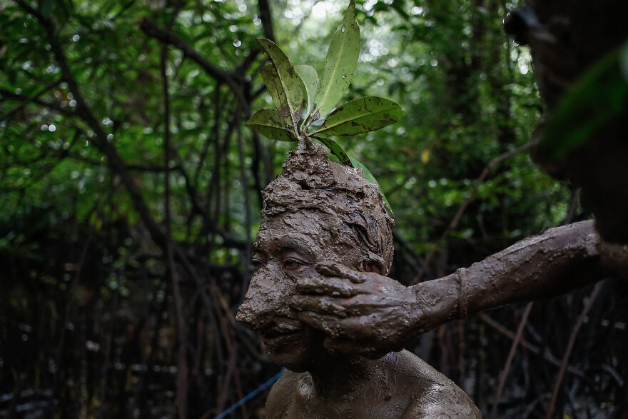 "Mud Bath Ritual" By Johannes Panji Christo, Indonesia