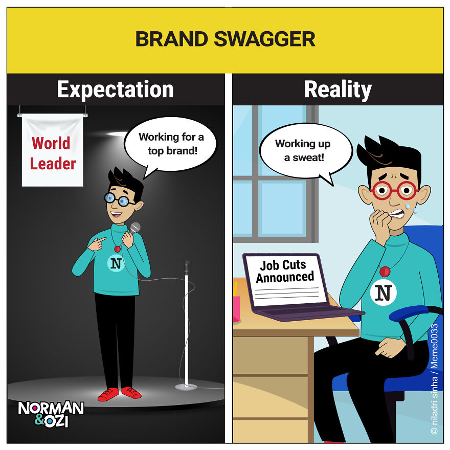 Brand Swagger: 😎 Expectation vs. Reality 😯