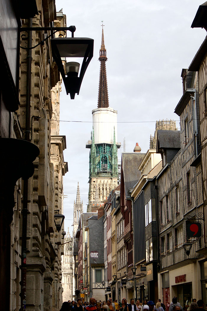 France's Famous Rouen Cathedral Engulfed In Flames, 40 Fire Engines Arrive On Scene