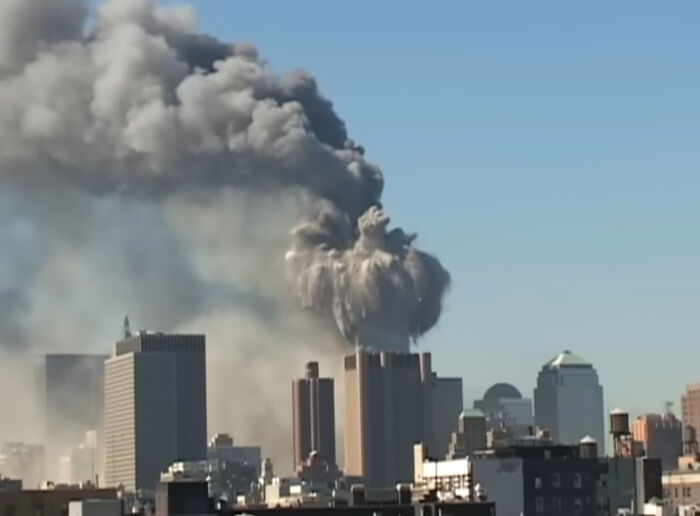 Unseen 9/11 Footage Captures Twin Towers Falling From “Unique Perspective”