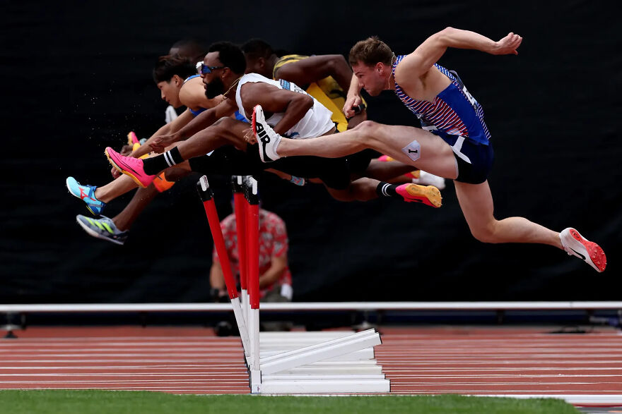 Silver In Athletics: "Air Time" By Shaun Brooks