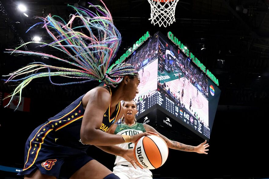 Gold In Basketball: "Rainbow Hair" By Steph Chambers
