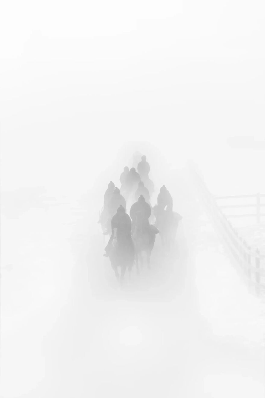 Bronze In Equestrian: "Freezing Fog" By Megan Dent